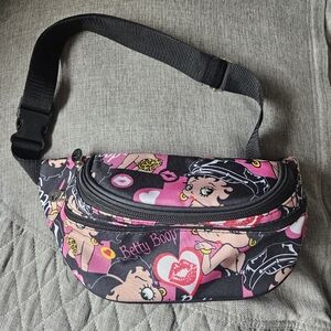 Betty Boop Waist Fanny Crossbody Bag Like New